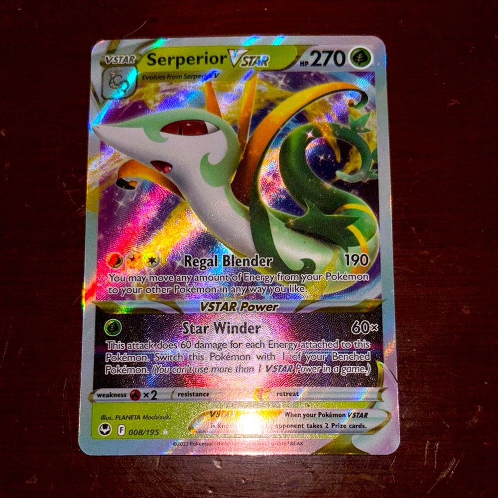 Serperior VSTAR Pokémon Card HP270